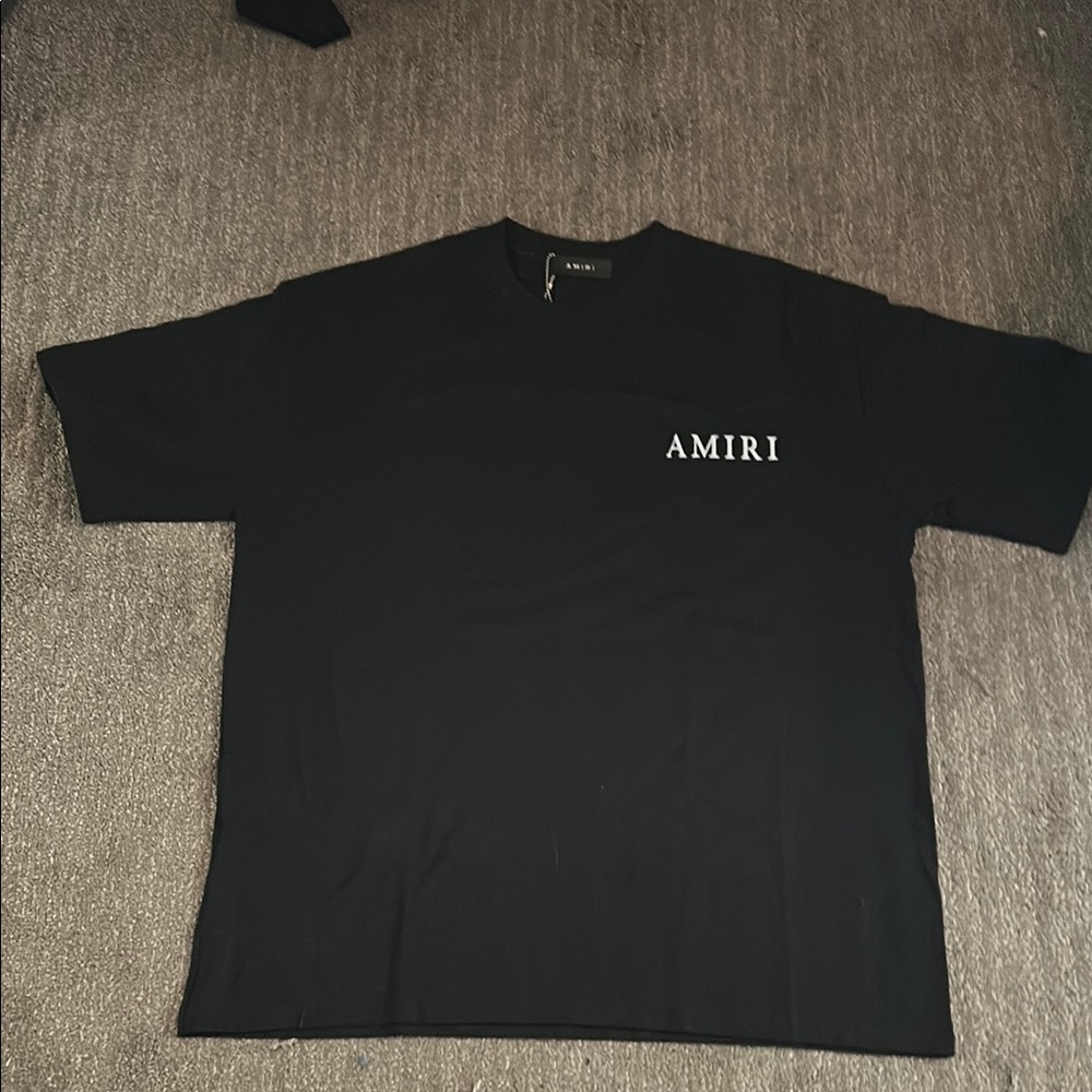 AMIRI Black Short Sleeve Tee